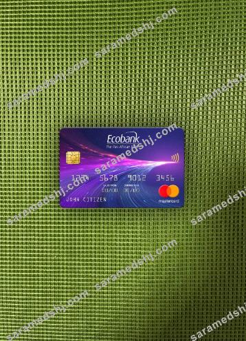 South Sudan Ecobank mastercard photolook front